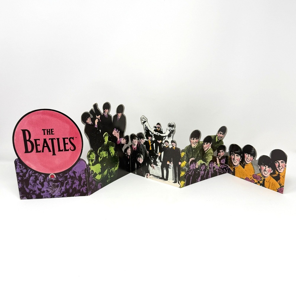 The Beatles 1998 Fold Out Display Standee Accordion Die Cut Apple Corps Portal